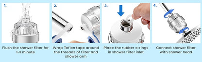 Shower Head Filter for Hard Water